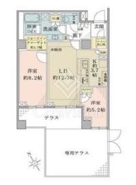 ザ・パークハウス吉祥寺 1階 間取り図