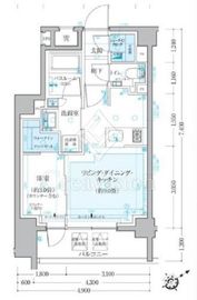クリオラベルヴィ不動前グランクラス 3階 間取り図