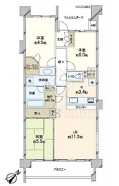 パークホームズ向ヶ丘遊園ステーションアリーナ 2階 間取り図