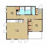 イニシア祖師ヶ谷大蔵 2階 間取り図