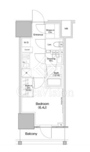 ザ・パークハビオ板橋区役所前 504 間取り図