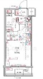 クレヴィスタ横浜関内 2階 間取り図