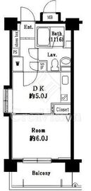 グランド・ガーラ南大井 2階 間取り図