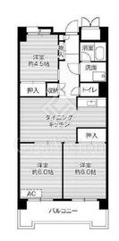 ビレッジハウス品川八潮タワー 1-914 間取り図