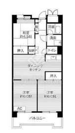 ビレッジハウス品川八潮タワー 1-806 間取り図