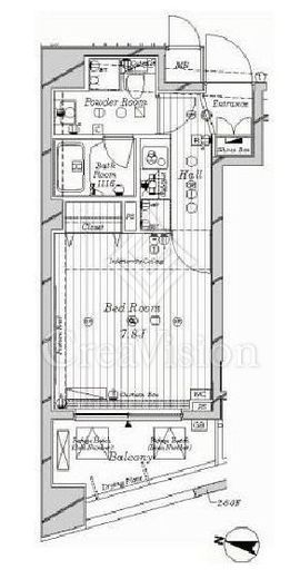 メインステージ中目黒 9階 間取り図