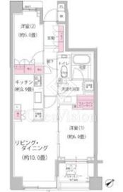 パークハウス目黒東山 7階 間取り図