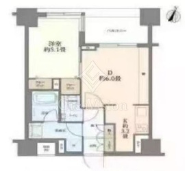 クリオ三ノ輪ラ・モード 6階 間取り図