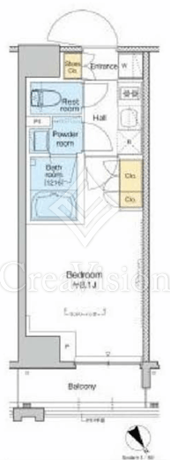 プラウドフラット清澄通り 912 間取り図