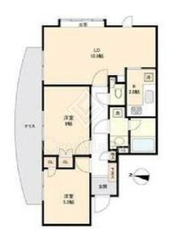 ムサシノコート早稲田 1階 間取り図