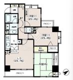 高輪パークホームズ 10階 間取り図