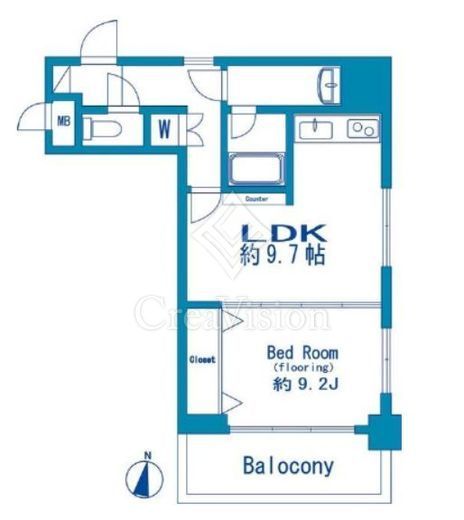 藤和渋谷コープ２ 8階 間取り図