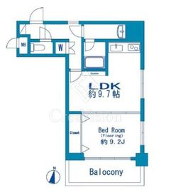藤和渋谷コープ２ 8階 間取り図
