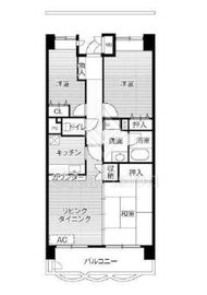 ビレッジハウス潮見タワー 1-403 間取り図