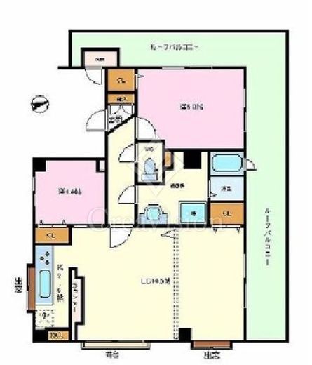パークサイド白鳳代々木公園 7階 間取り図