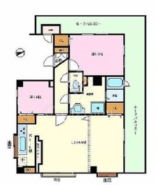パークサイド白鳳代々木公園 7階 間取り図