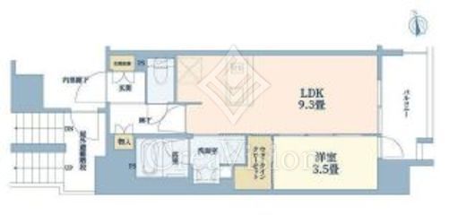 イニシア北千住レジデンス 7階 間取り図