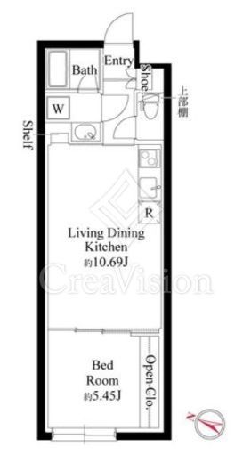 GRAN PASEO代々木上原 (グランパセオ代々木上原) 104 間取り図