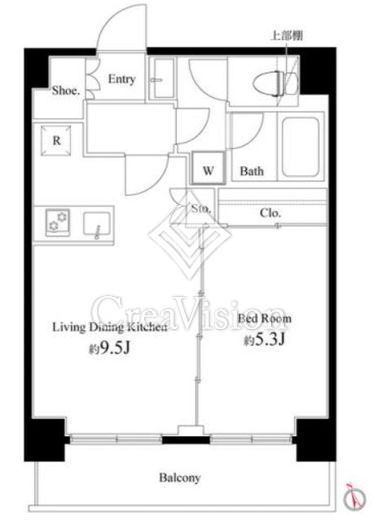 Court Blanche 409 間取り図