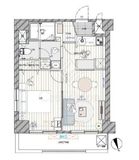 ライオンズマンション新富町 6階 間取り図