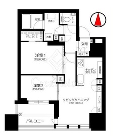 シティタワー銀座東 7階 間取り図