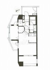 ライオンズシティ恵比寿 8階 間取り図