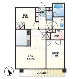 ワテラスタワーレジデンス 20階 間取り図