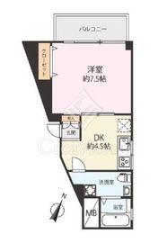 マンション目黒苑 7階 間取り図