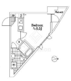 ロイヤルアメニティー西戸山 6階 間取り図