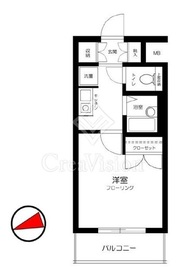 ソアブール高田馬場 4階 間取り図