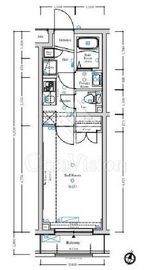 アクサス西新宿 1階 間取り図