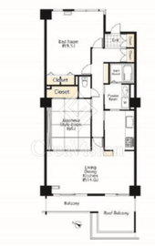 シーリアお台場 5-312 間取り図