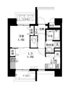 ブランシュール北町 9階 間取り図