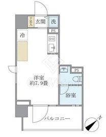 カーサ ヴェデュータ 505 間取り図