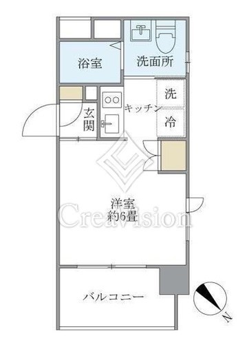 カーサ ヴェデュータ 301 間取り図