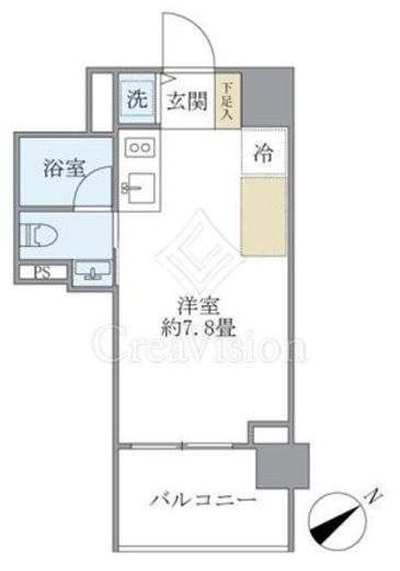 カーサ ヴェデュータ 504 間取り図