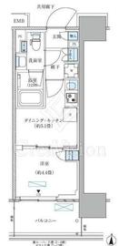 パークアクシス西大島コンフォートスクエア 1106 間取り図