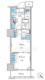 パークアクシス滝野川ラブリーズ 915 間取り図