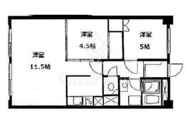 伊達坂ハイツ 3階 間取り図