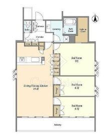 サンテラス代々木上原 302 間取り図
