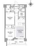 コンフォリア・リヴ文京護国寺 510 間取り図