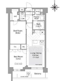 コンフォリア・リヴ文京護国寺 510 間取り図