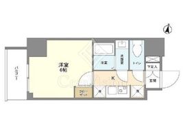インペリアルフラット武蔵小山 504 間取り図