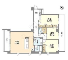 PATH宮前平 102 間取り図