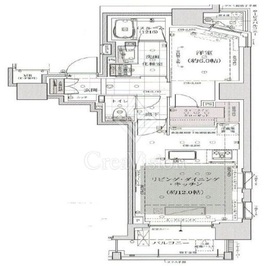 アトラス麻布十番 10階 間取り図