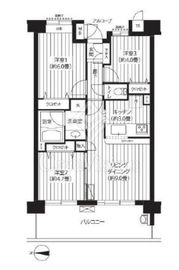 パークビューステージ東陽町 3階 間取り図