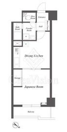 近鉄ハイツ魚籃坂 6階 間取り図
