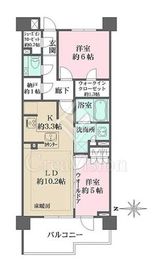 ザ・パークハウス駒沢レジデンス 2階 間取り図