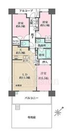 ザ・パークハウス横浜新子安ガーデン 1階 間取り図