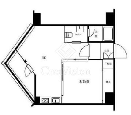 中銀高輪マンシオン 10階 間取り図